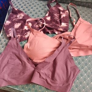 Danskin 3 piece bralette Set